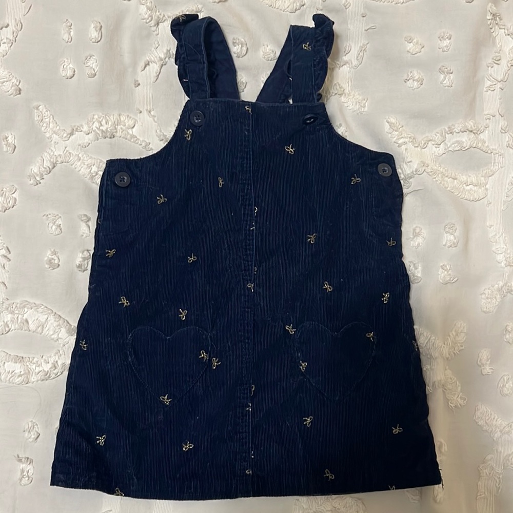 Carter’s navy corduroy jumper. 6 months.